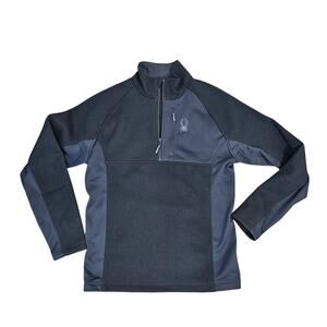 Spyder Men's Gait Half Zip Jacket - Black - Size Medium